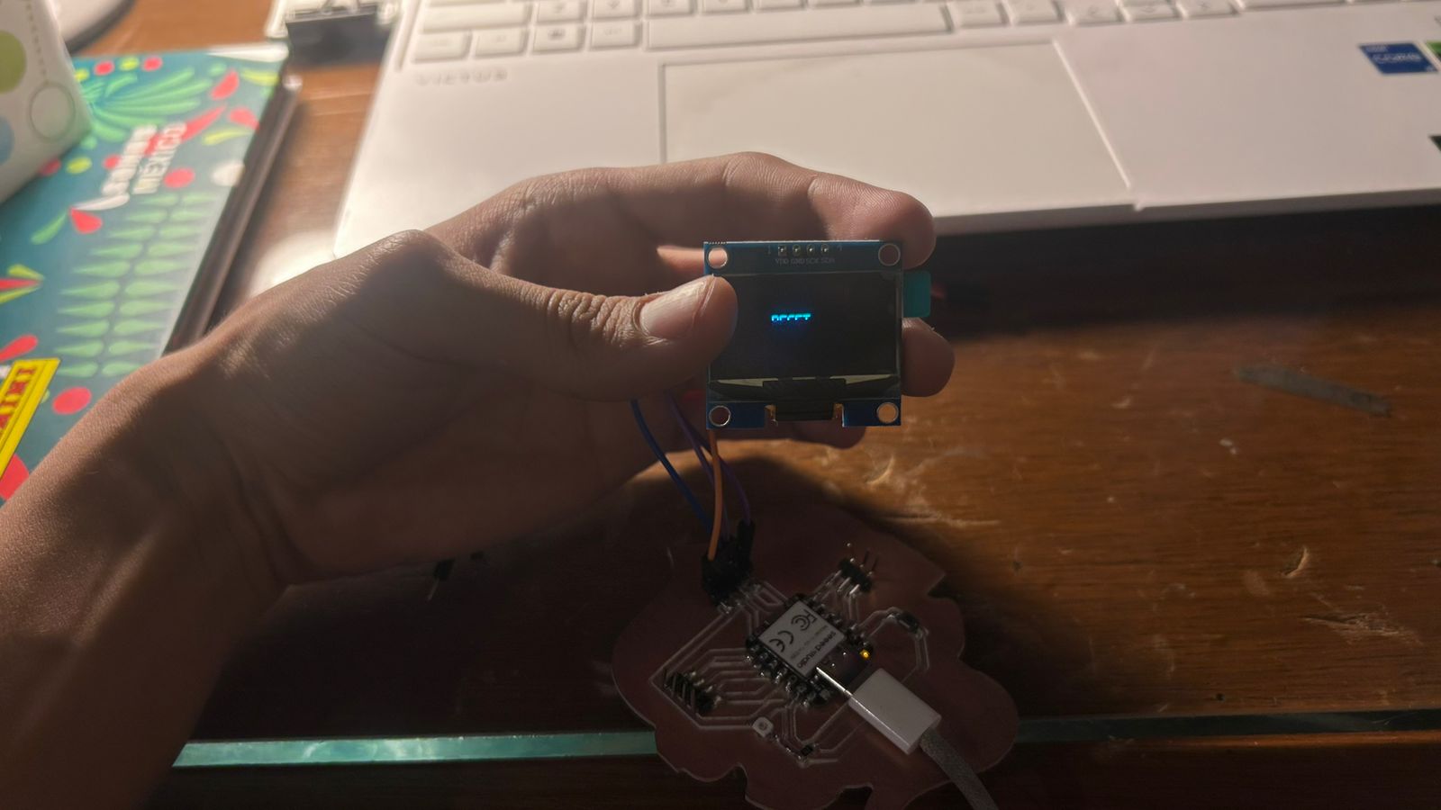 Testing the OLED display with the XIAO RP2350